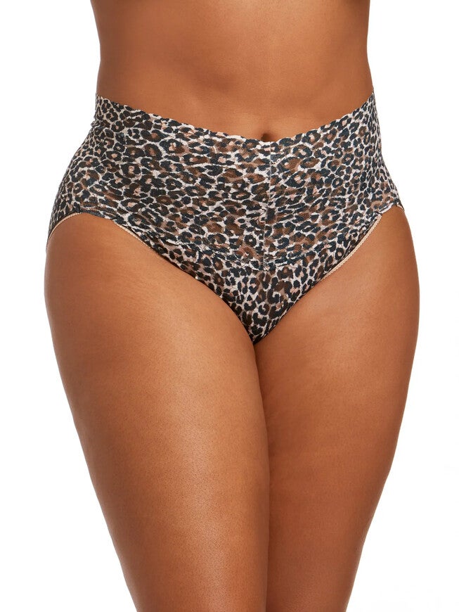 PLUS SIZE RETRO V-KINI, BRBKBROWNBLACK / Beige, alternate image number 2