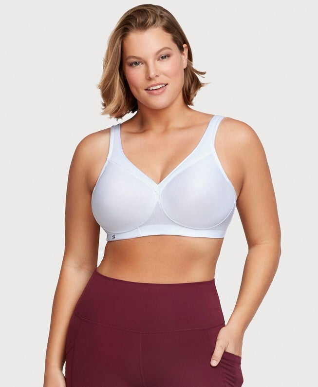 MagicLift Seamless Sports Bra, White / White, hi-res image number 0