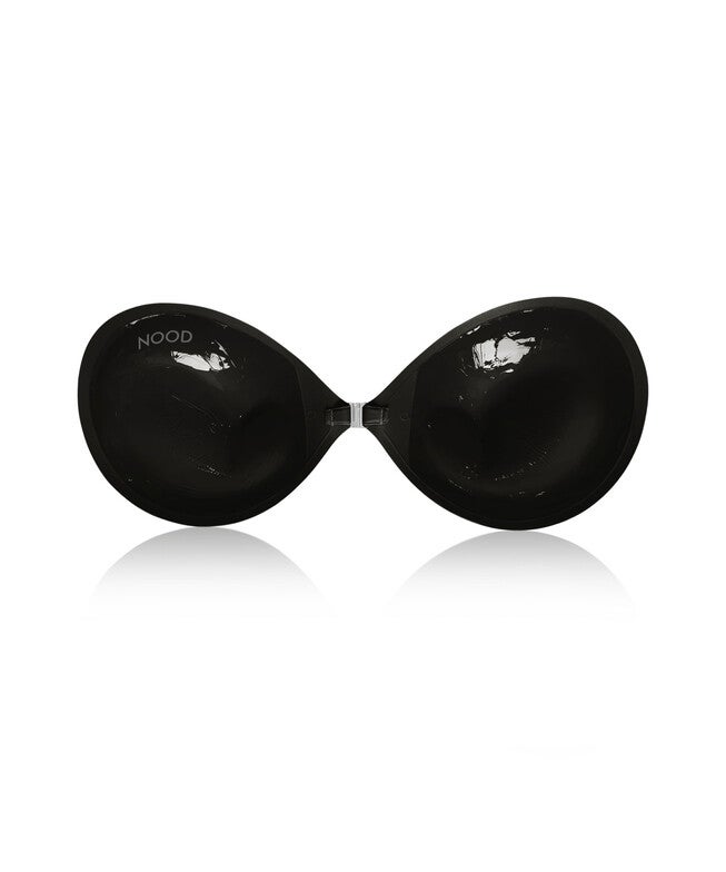 Push Up Luxe Adhesive Fabric Bra, Black Onyx / Black, alternate image number 4