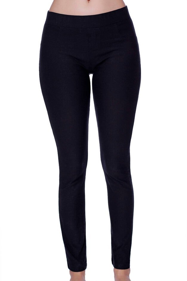 LOW RISE CAPRI IN BLACK, Black / Black, hi-res image number 0