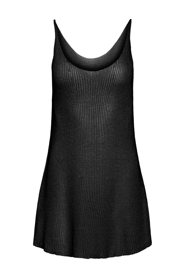 Loose Knit Tank, Black / Black, hi-res image number 0