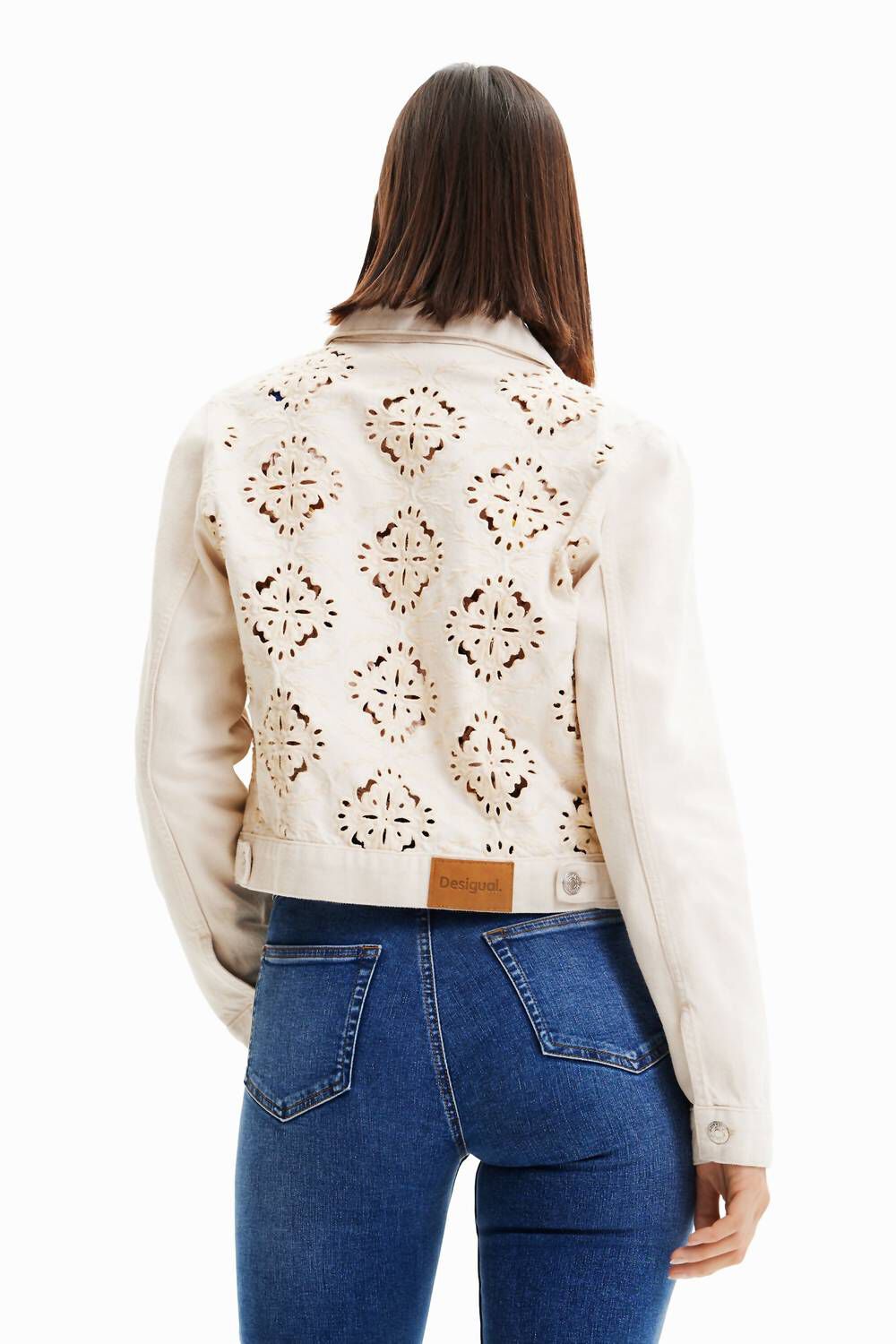 DIE-CUT DENIM JACKET, Raw / White, alternate image number 2