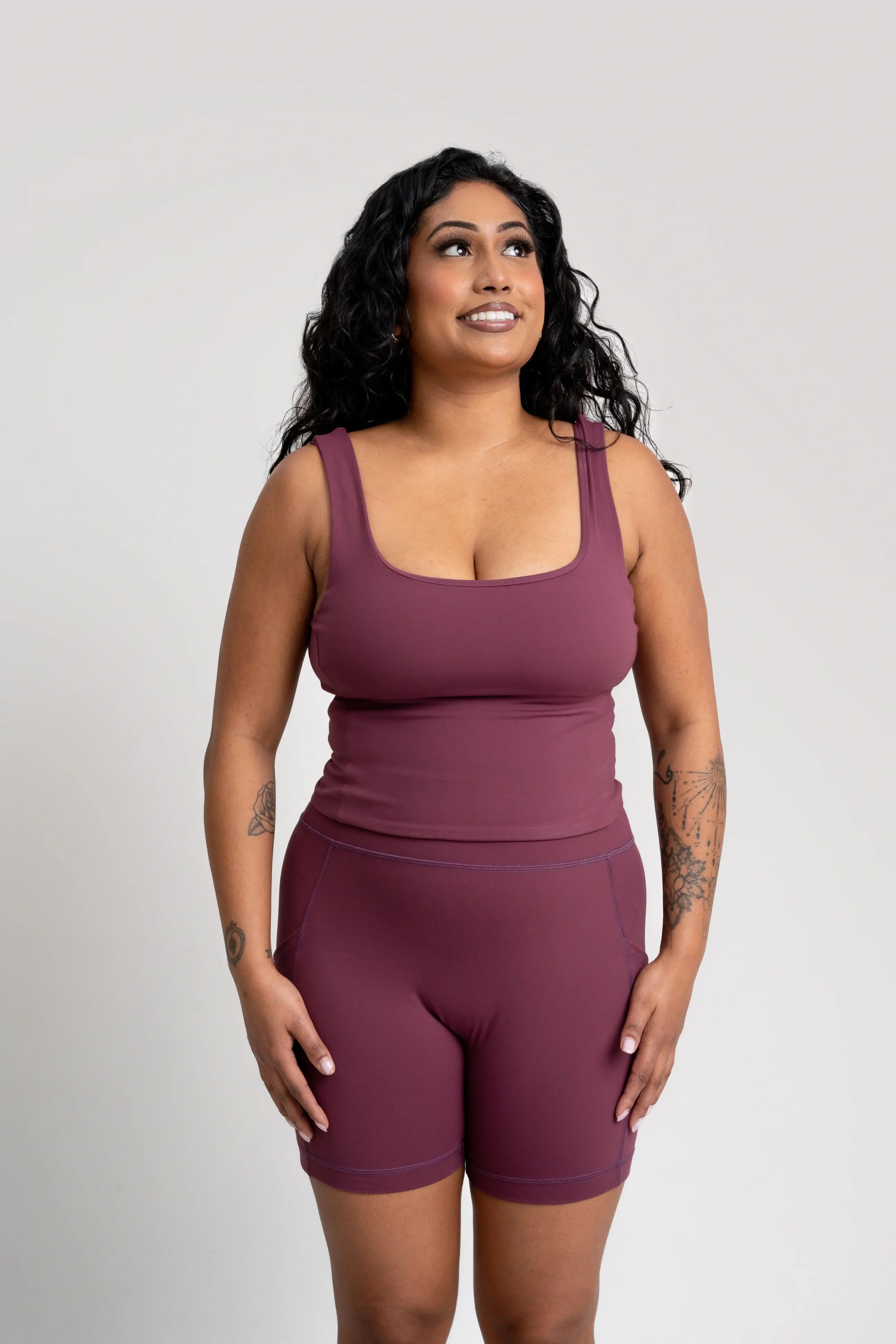 adventure performance tank, plum / Mauve, alternate image number 2