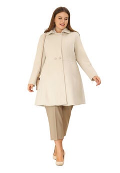 WINTER NOTCHED LAPEL SINGLE BREASTED LONG COAT