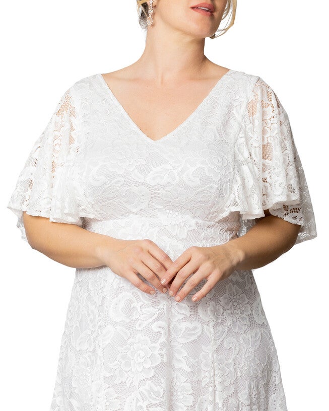 Genevieve Lace Dress, PEARL / White, alternate image number null