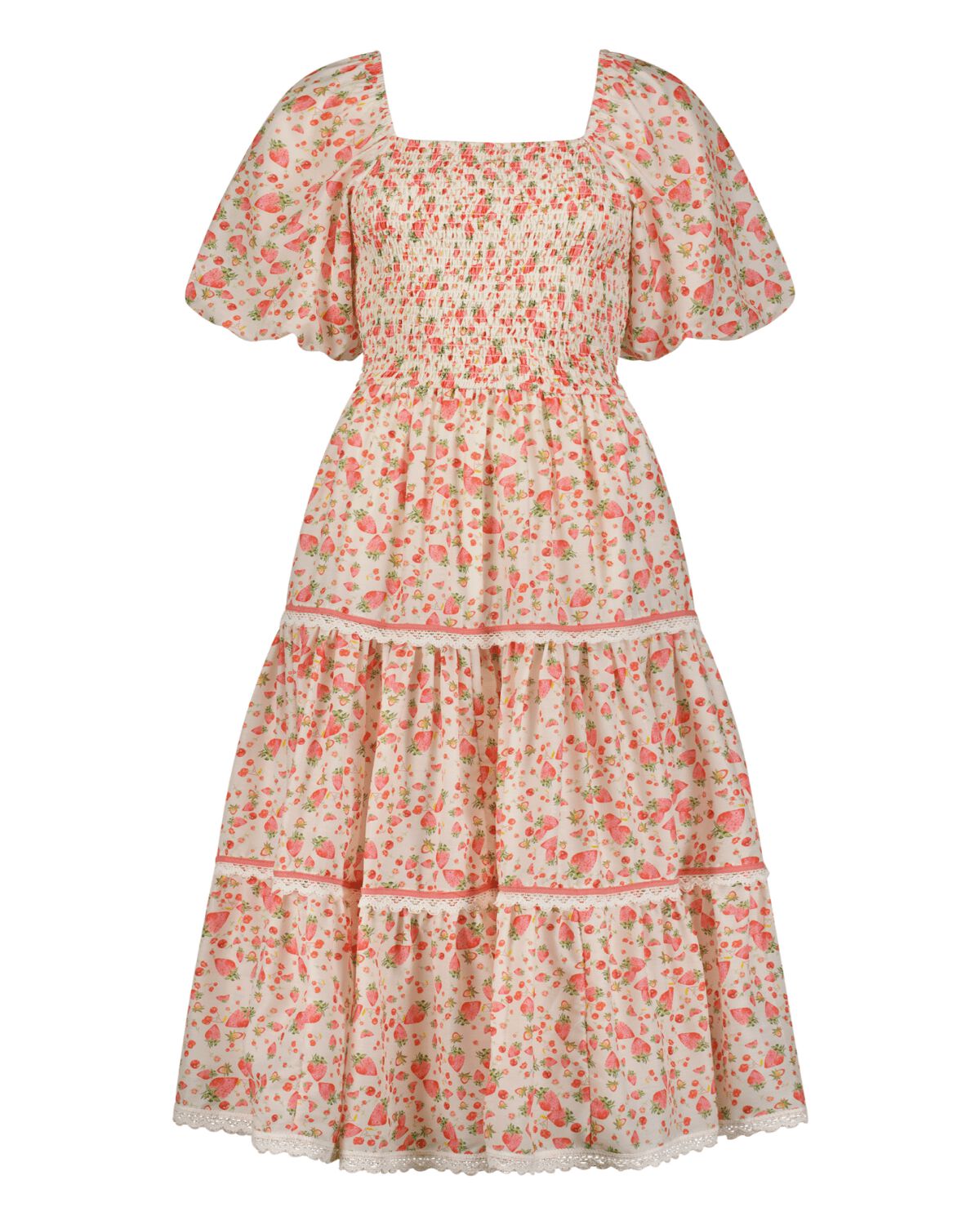 Strawberry Shortcake Dress, Pink / Pink, hi-res image number 0