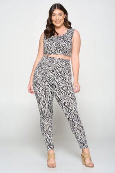 ZEBRA YOGA LEGGINGS