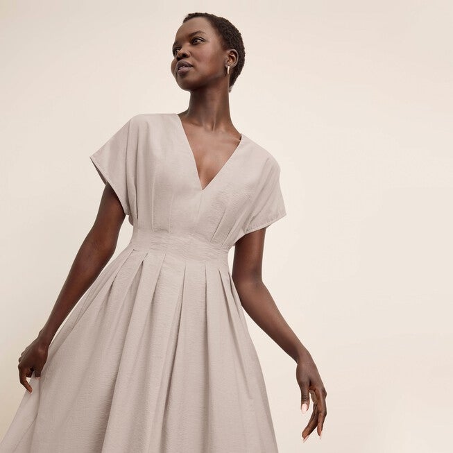 Jelina Summer Friday Dress - Voile, Quartz / Light Grey, alternate image number 2