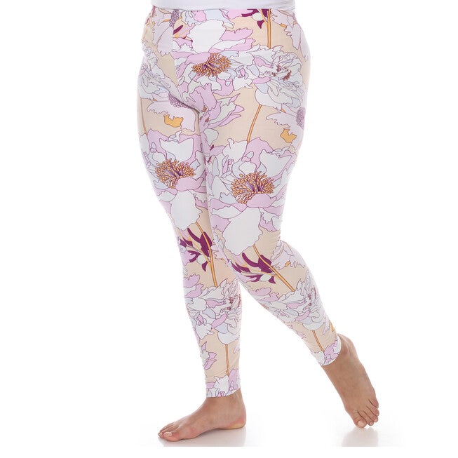 Super Soft Tropical Printed Leggings, , alternate image number null