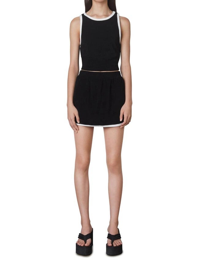 Terry Dolphin Skort In Black, Black / Black, hi-res image number null