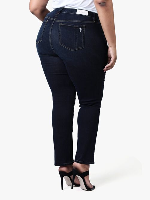 Eliana High Rise Straight Leg Jeans, ATHENA / Dark Wash, alternate image number 1
