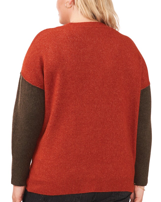 Layla Colorblock Sleeve Sweater, , alternate image number 2