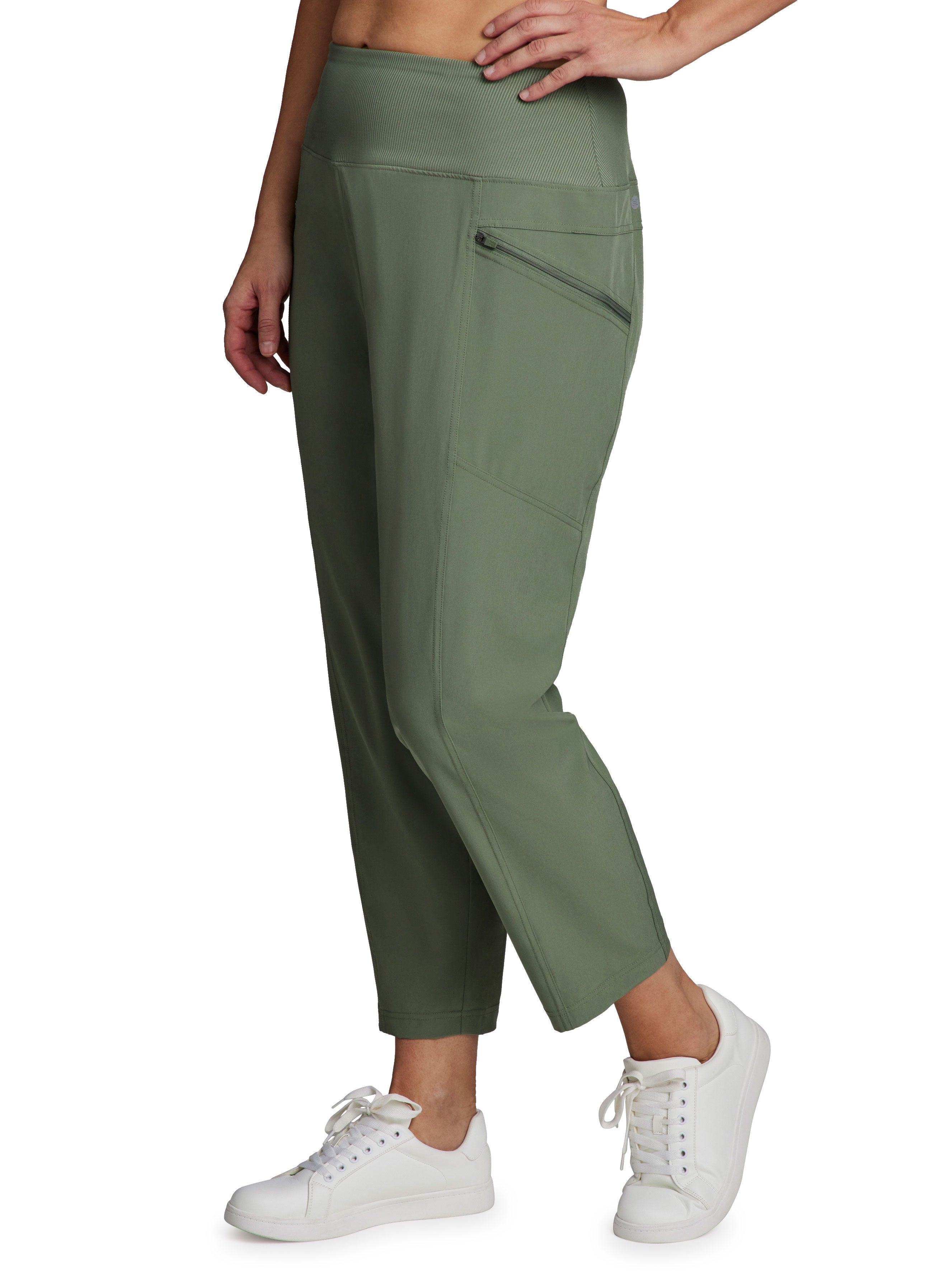 Plus Jet Setter Ankle Pant, Basil / Sage Green, alternate image number 2