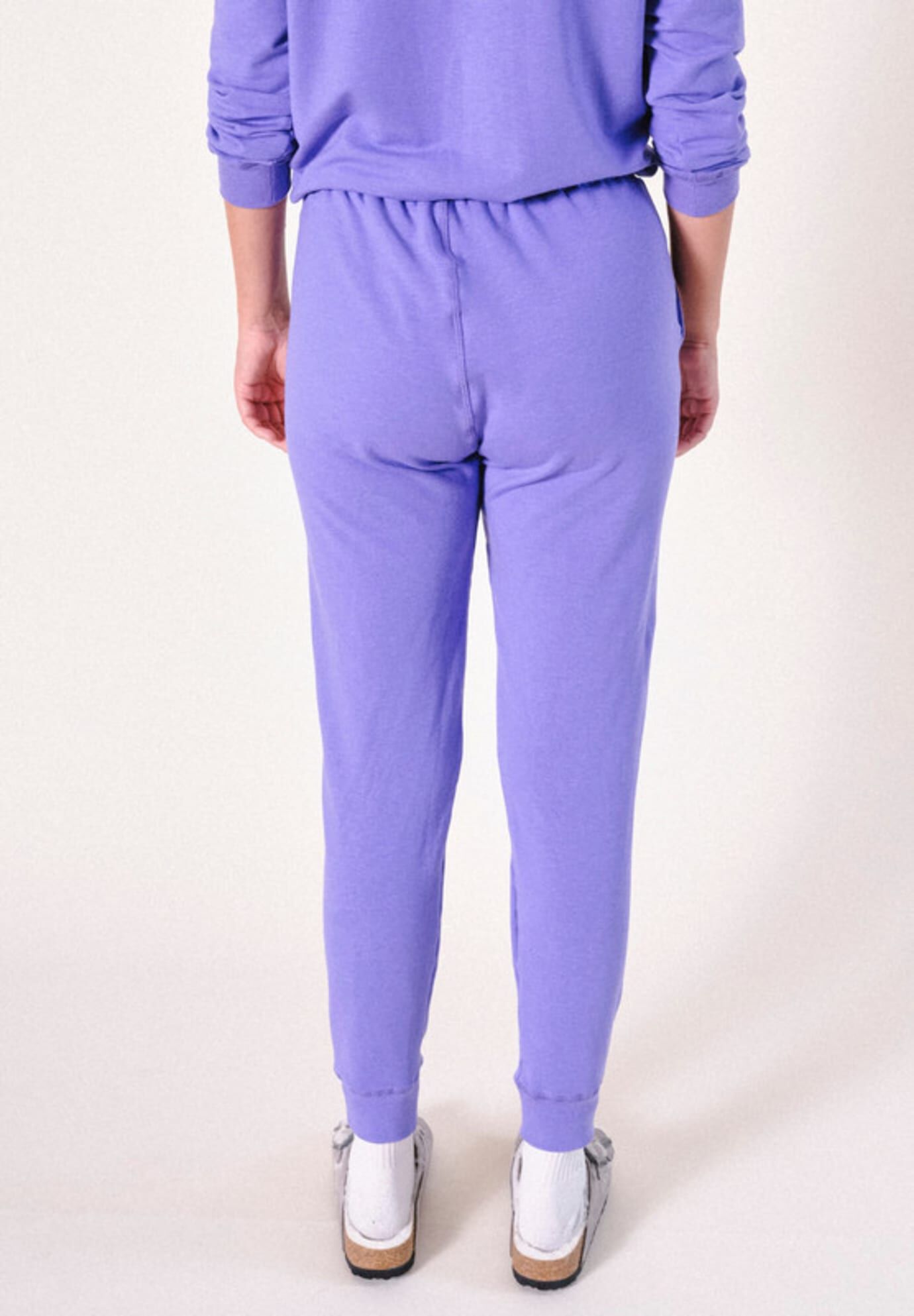Plus Agnes Organic Cotton + Tencel Jogger Pant, Veri Peri / Purple, alternate image number 1