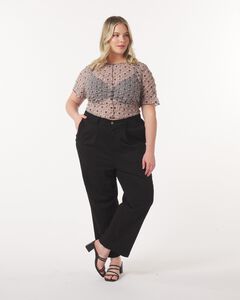 Leah Cotton Tencel Pleated Pant