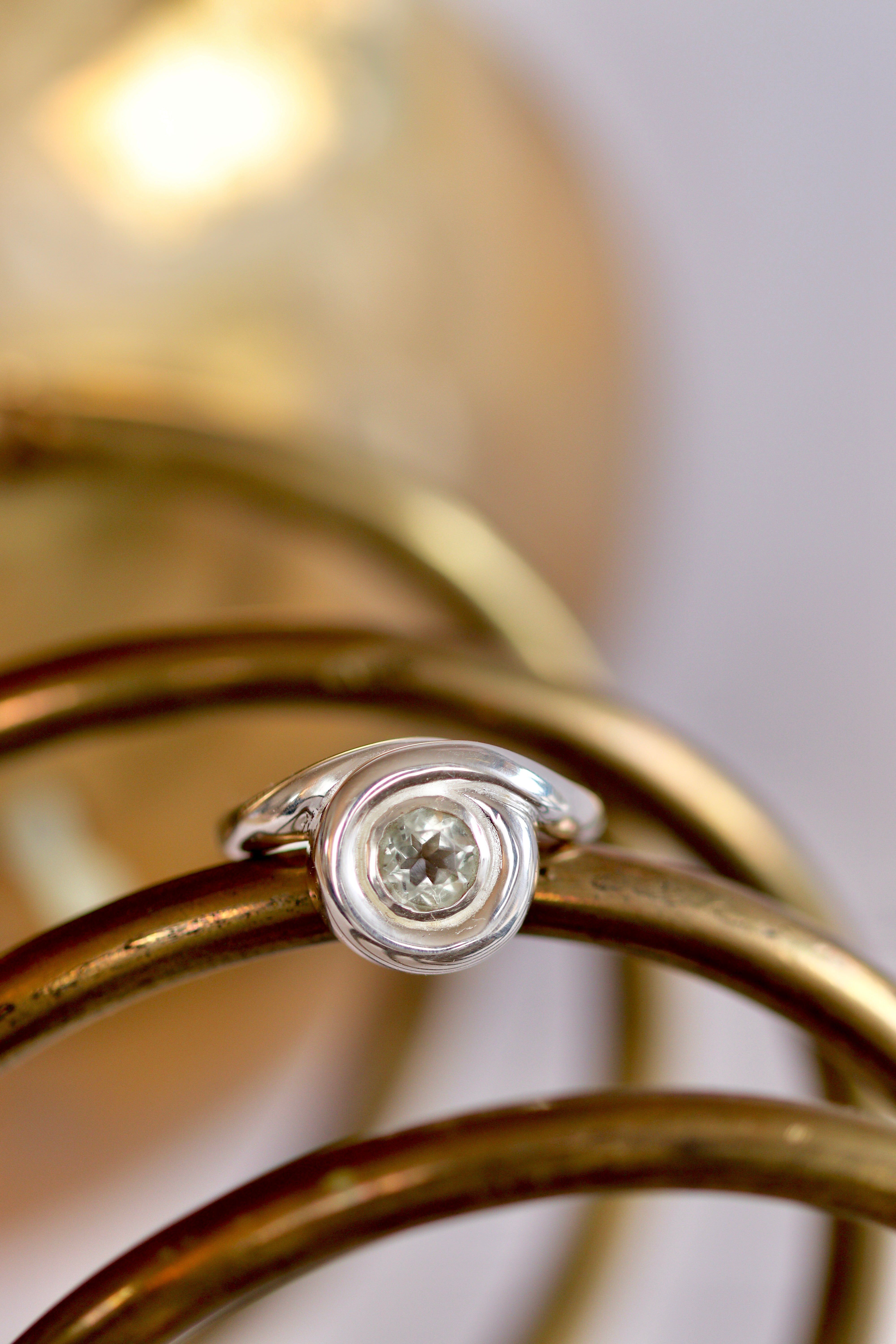 The Flow Ring | Silver, Silver / Silver, alternate image number 4