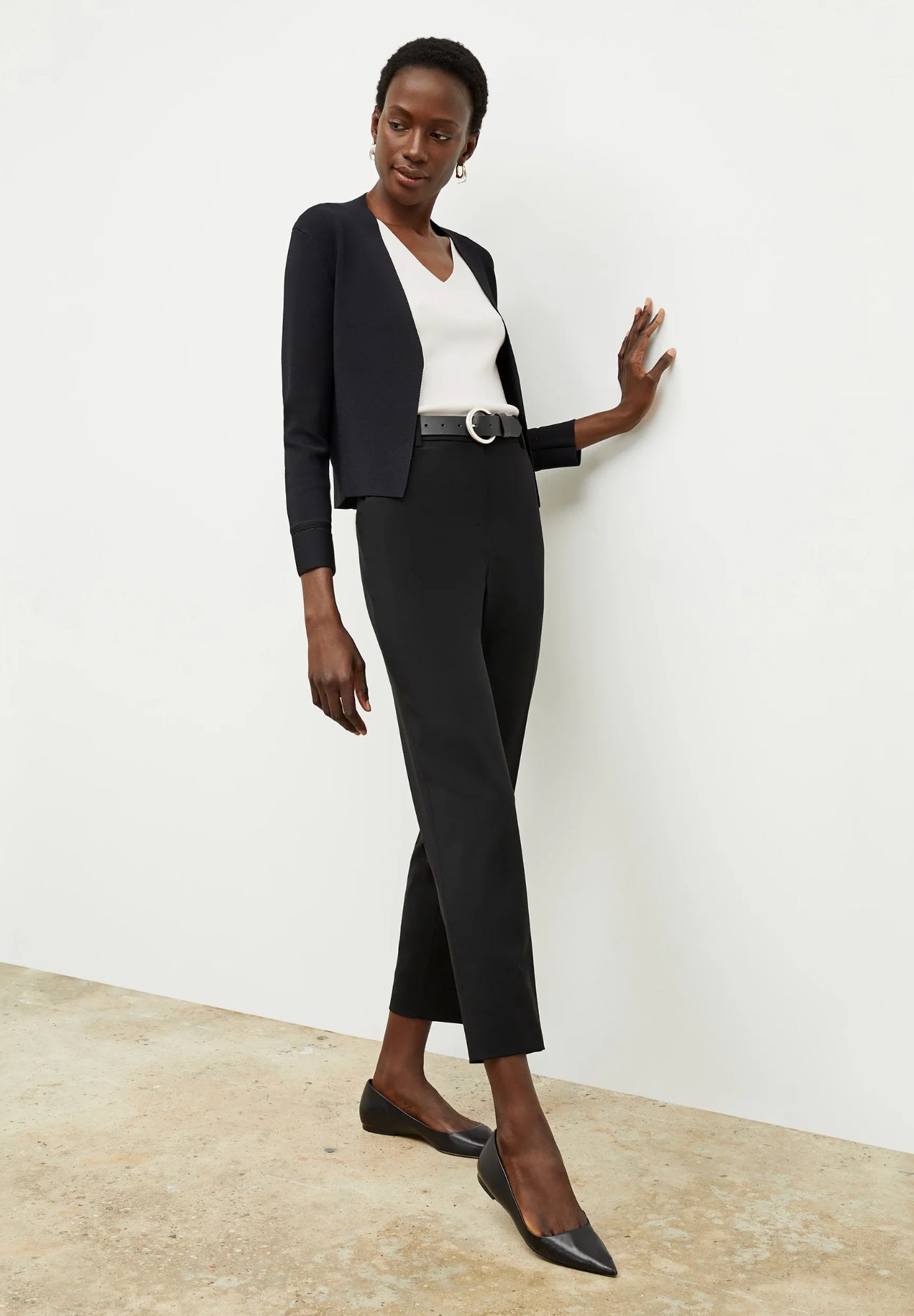 Sant Ambroeus Jardigan, Black / Black, alternate image number 4