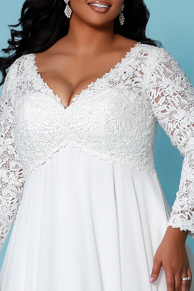 Joy Wedding Dress, Ivory / Ivory, alternate image number 3
