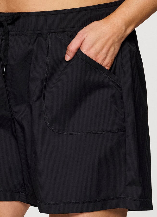 Plus Birdie Textured Walking Short, Black / Black, alternate image number null
