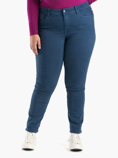 Vivian Mid Rise Slim Jeans