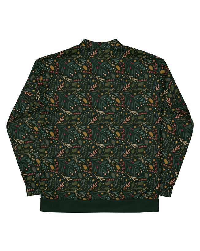 Festive Flora Bomber Jacket, , alternate image number null