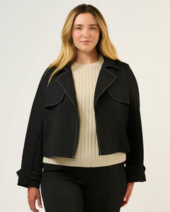 Jude Cropped Trench Jacket