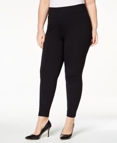 Alfani   Ponte-Knit Leggings Black  4X