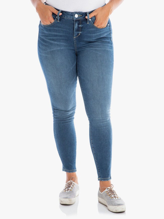 Sadie Mid Rise Slim, PENELOPE / Medium Wash, alternate image number 1