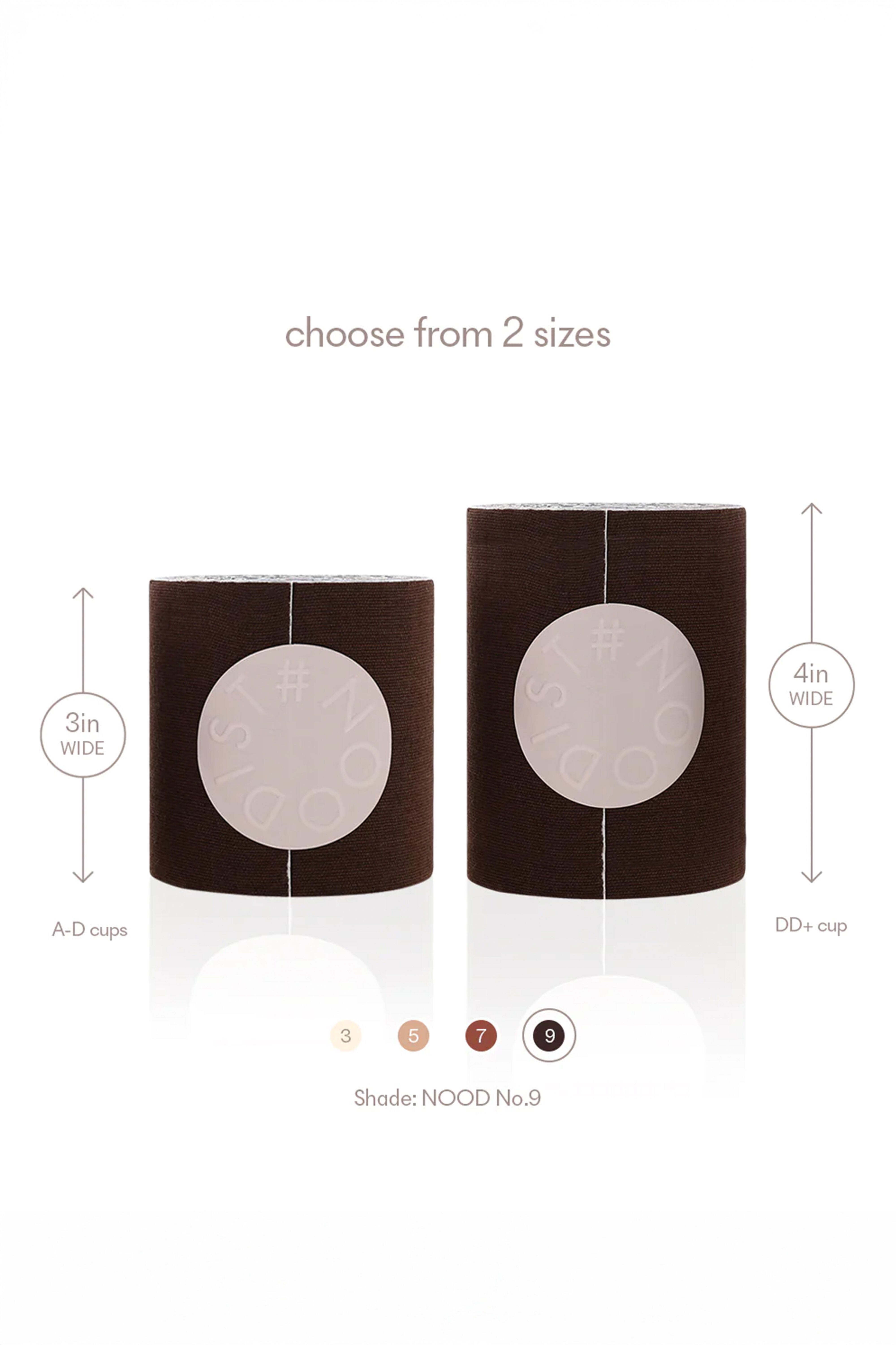 Shape Tape 3 inches Wide Breast Tape, No 9 Espresso / Brown, alternate image number 2