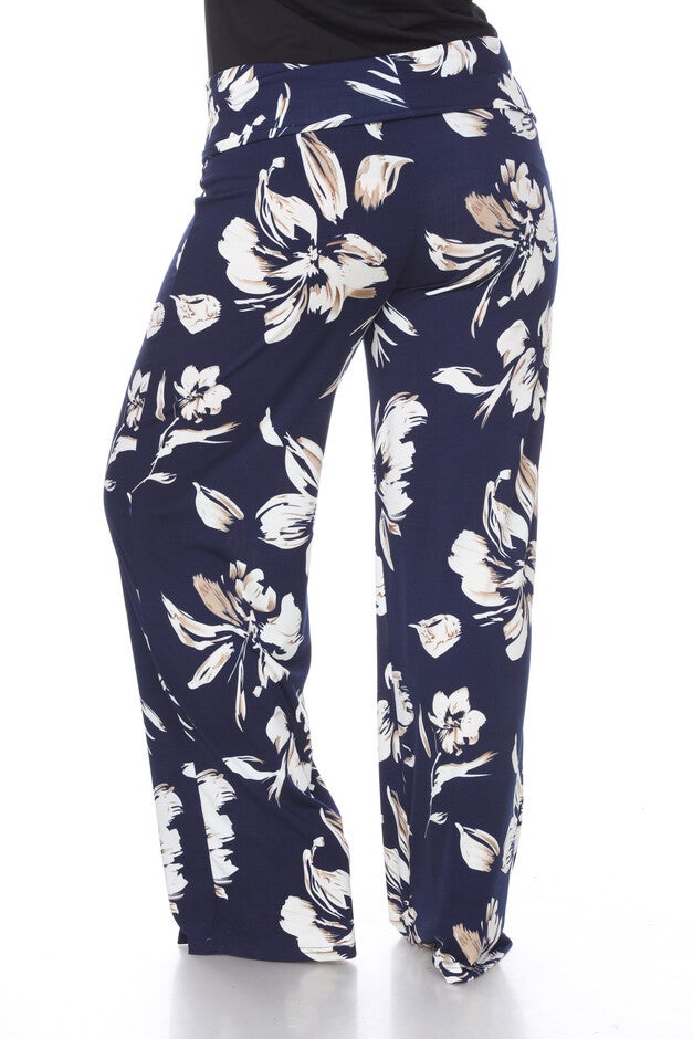 Flower Print Palazzo Pants, , alternate image number 9