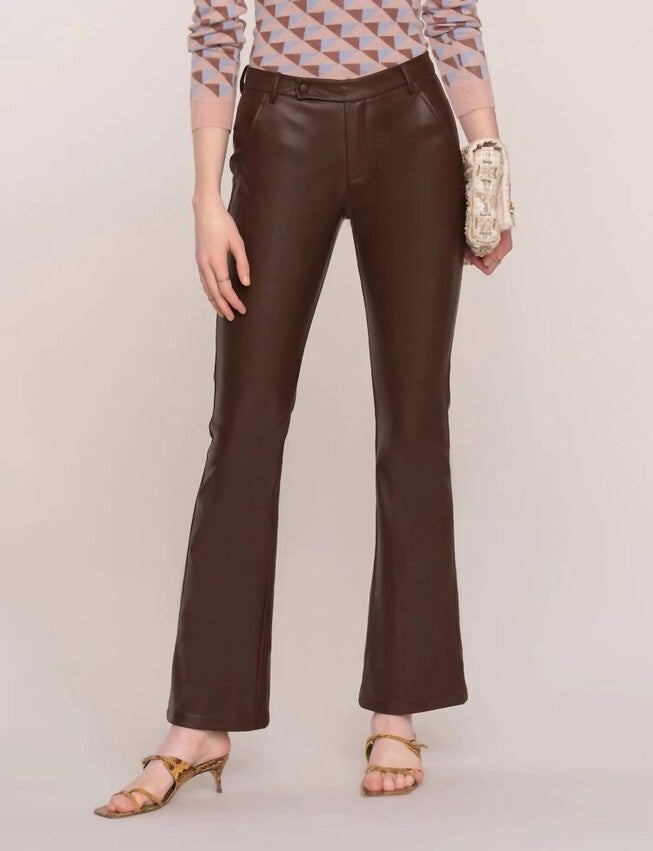 LUCINA PANT IN WALNUT, Walnut / Brown, hi-res image number 0