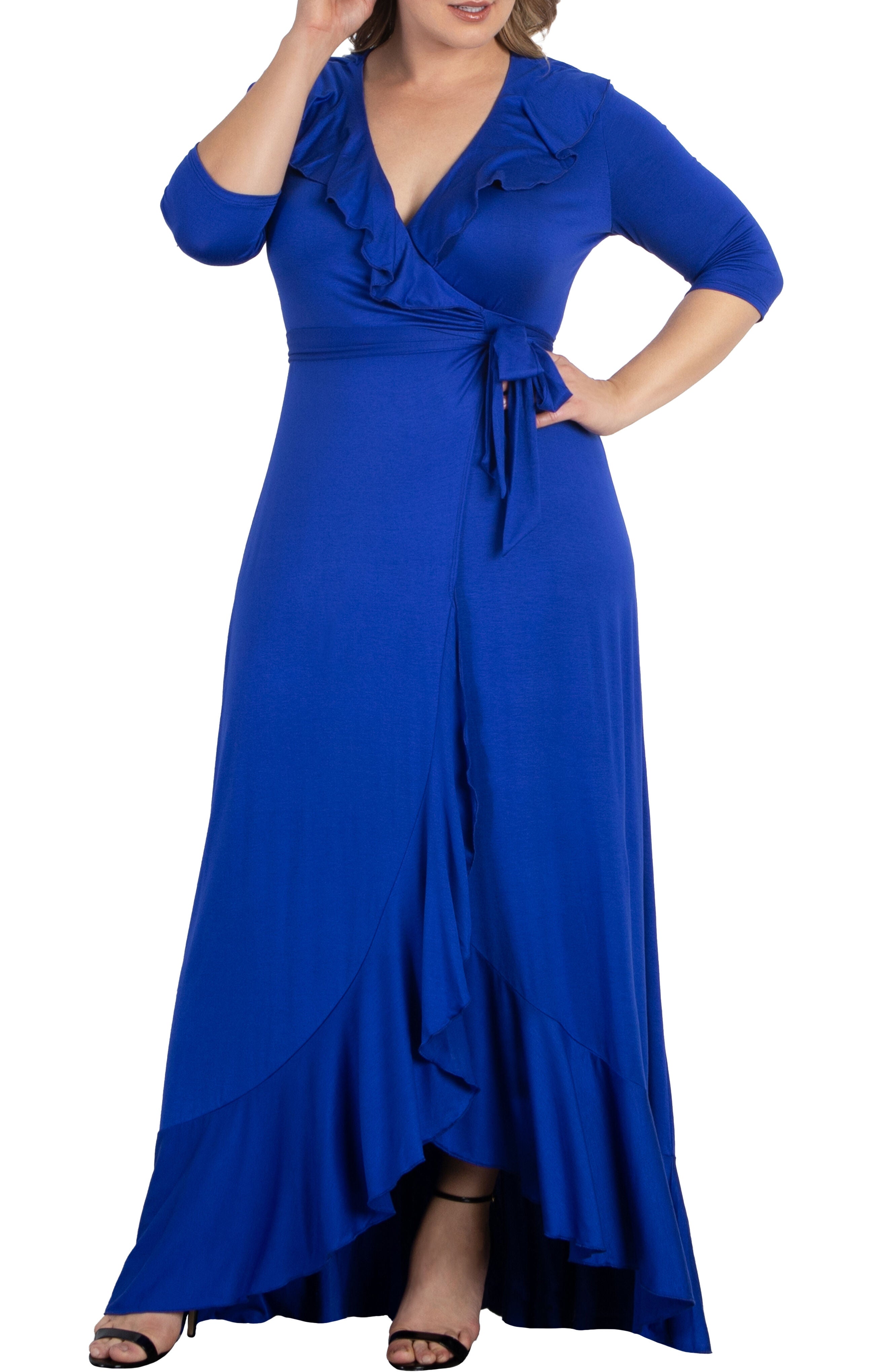 Maritime Maxi Dress, COBALT BLUE / Cobalt, alternate image number 2