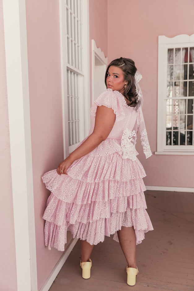 Mia Dress, Pink / Pink, alternate image number null