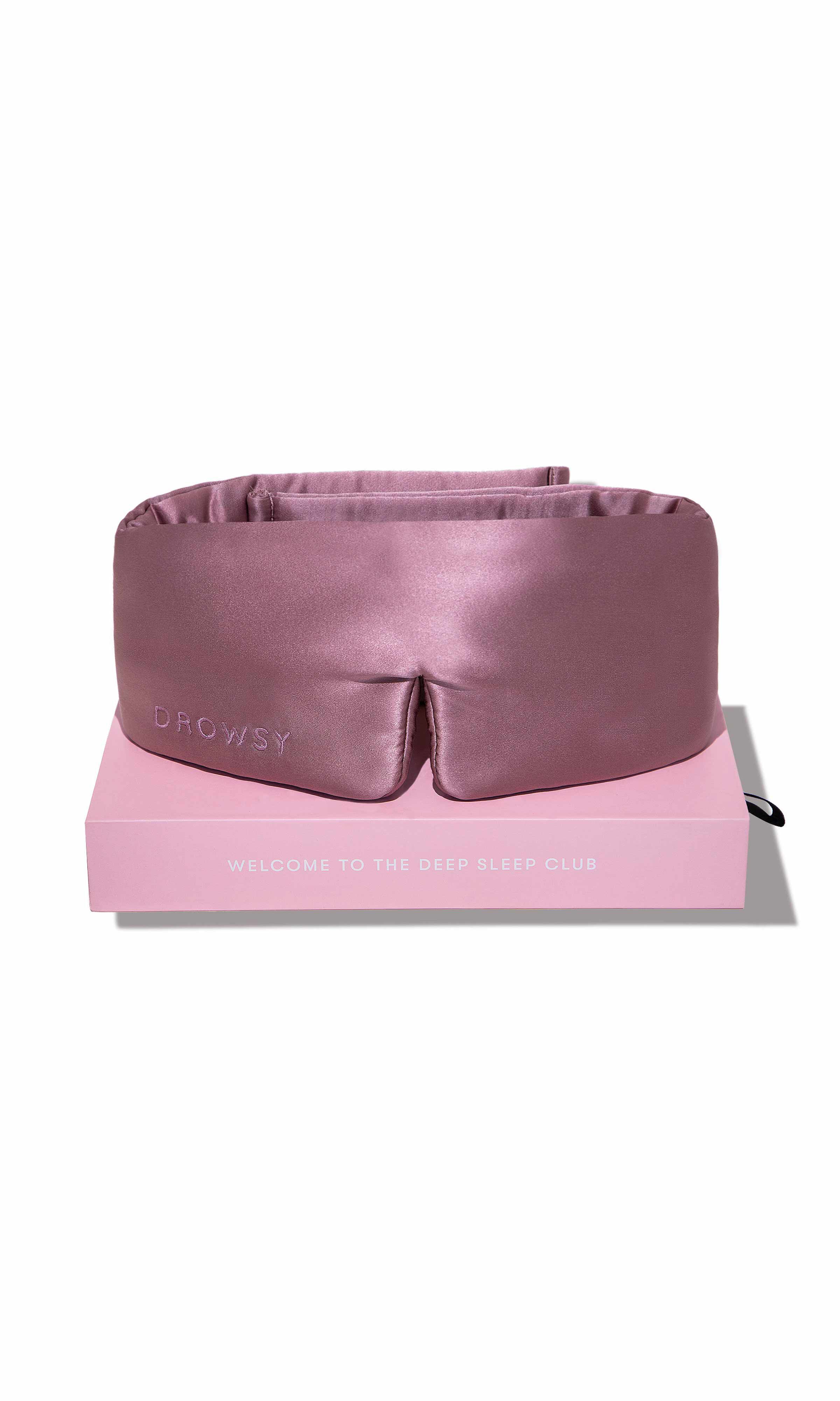 Silk Sleep Mask, Damask Rose / Pink, hi-res image number 0