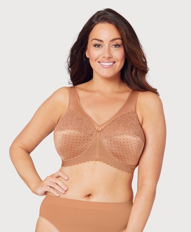 MagicLift Original Support Bra, Cappuccino / Taupe, alternate image number 2