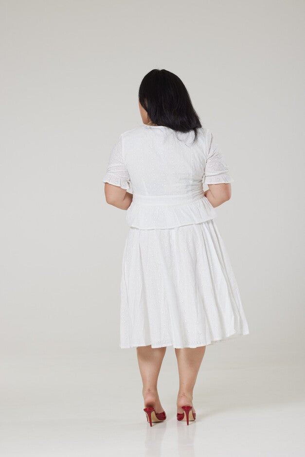 Angelina White Skirt, , alternate image number null