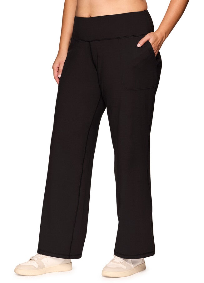 Easy Living Bootcut Pant, Black / Black, alternate image number 4