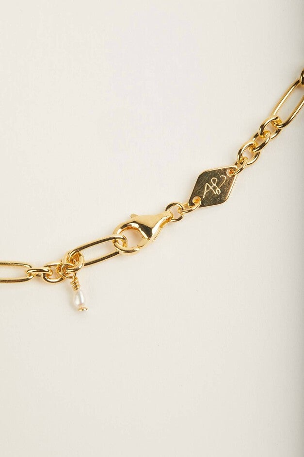 LYNX NECKLACE IN GOLD, Gold / Gold, alternate image number null