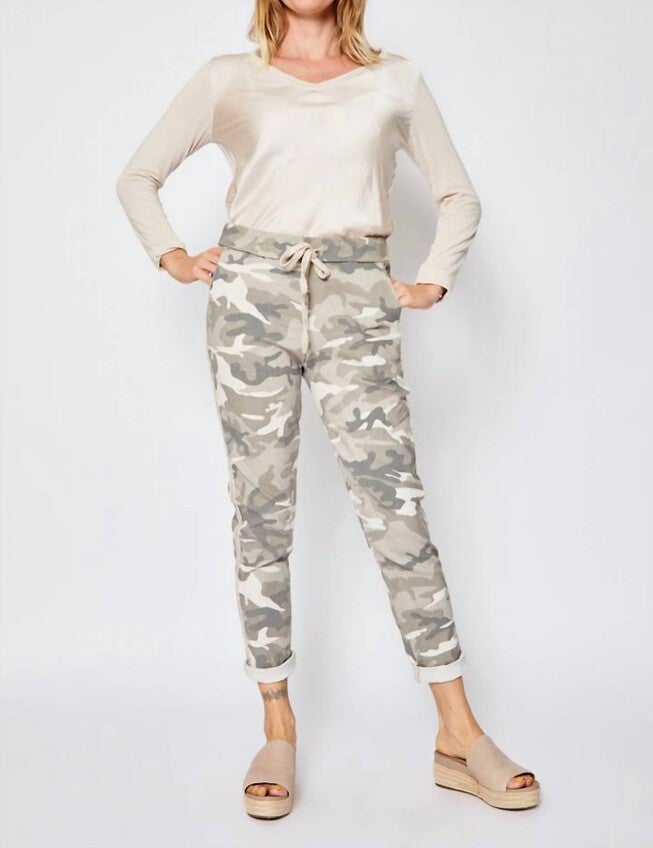 D STYLE SILVER STRIPE CAMO PANTS IN SAND, Sand / Beige, alternate image number 3