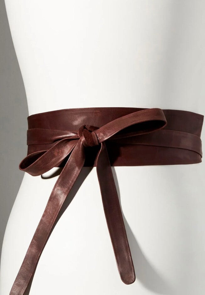 Classic Wrap Belt, Chocolate / Brown, hi-res image number 0