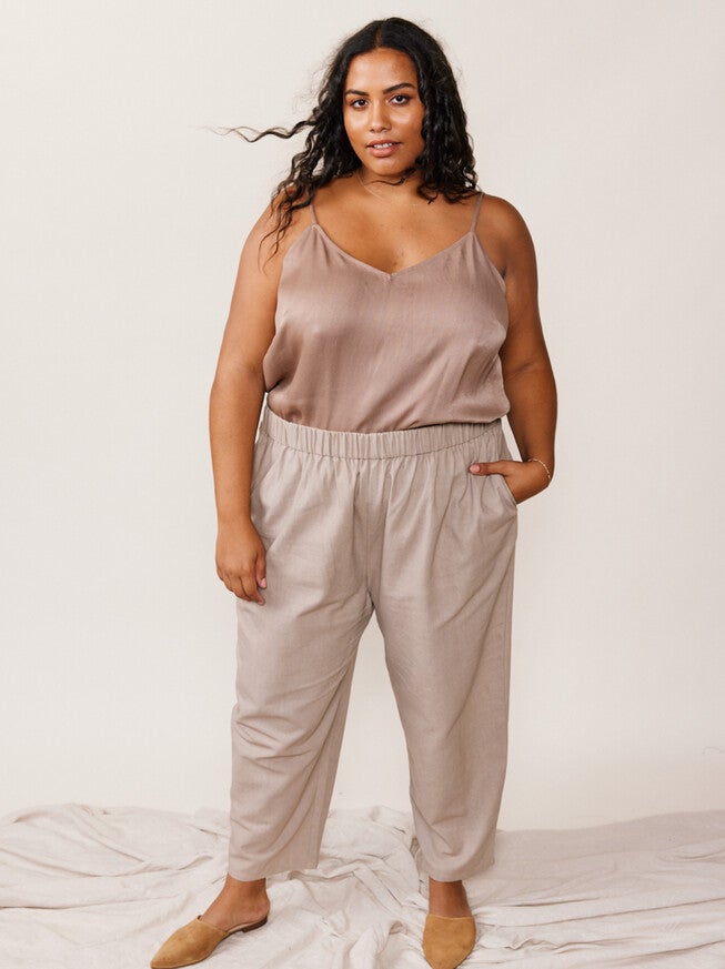 Mary Easy Pant, Hummus / Beige, hi-res image number 0