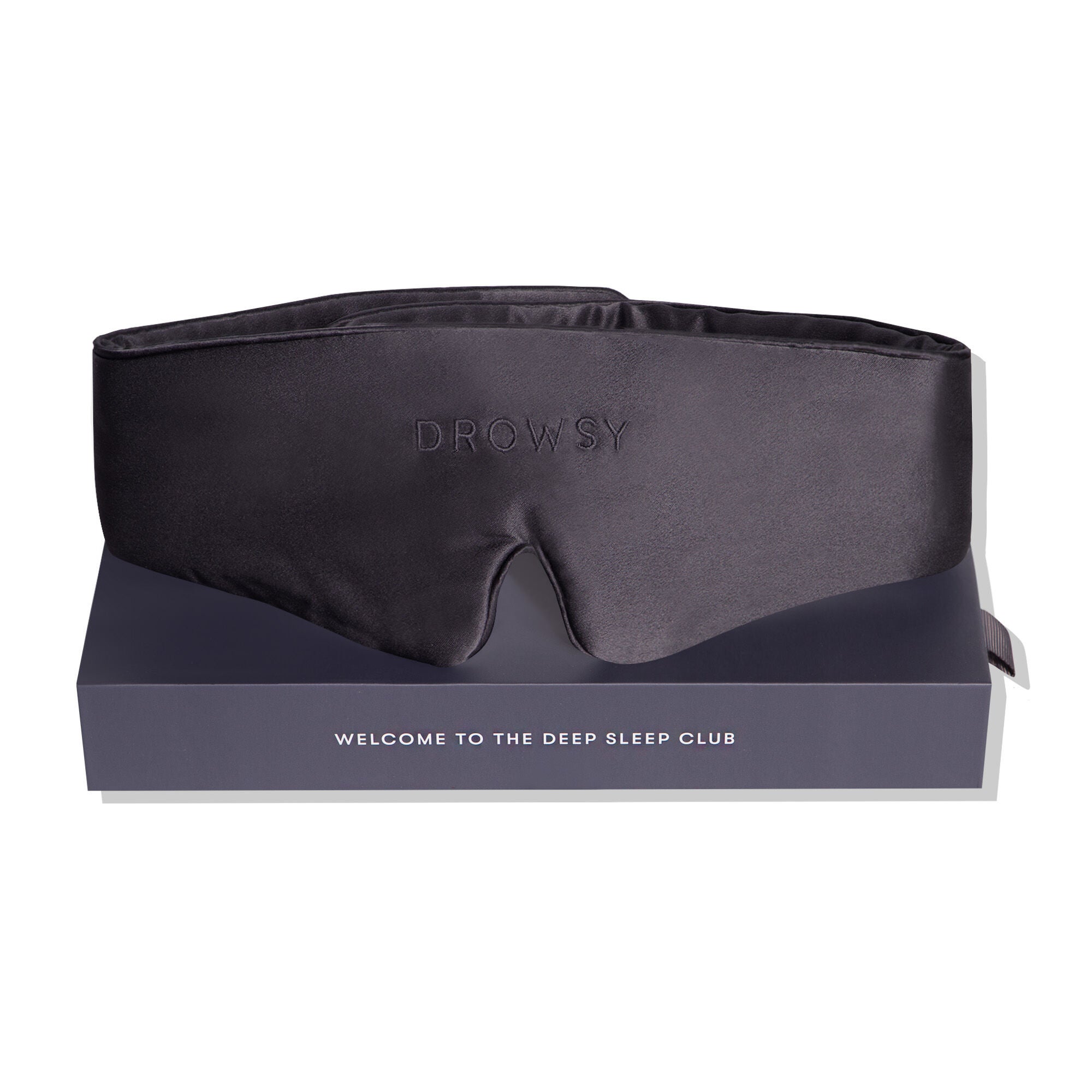 Featherweight Silk Sleep Mask, Moonlight Shadow / Charcoal Grey, hi-res image number 0
