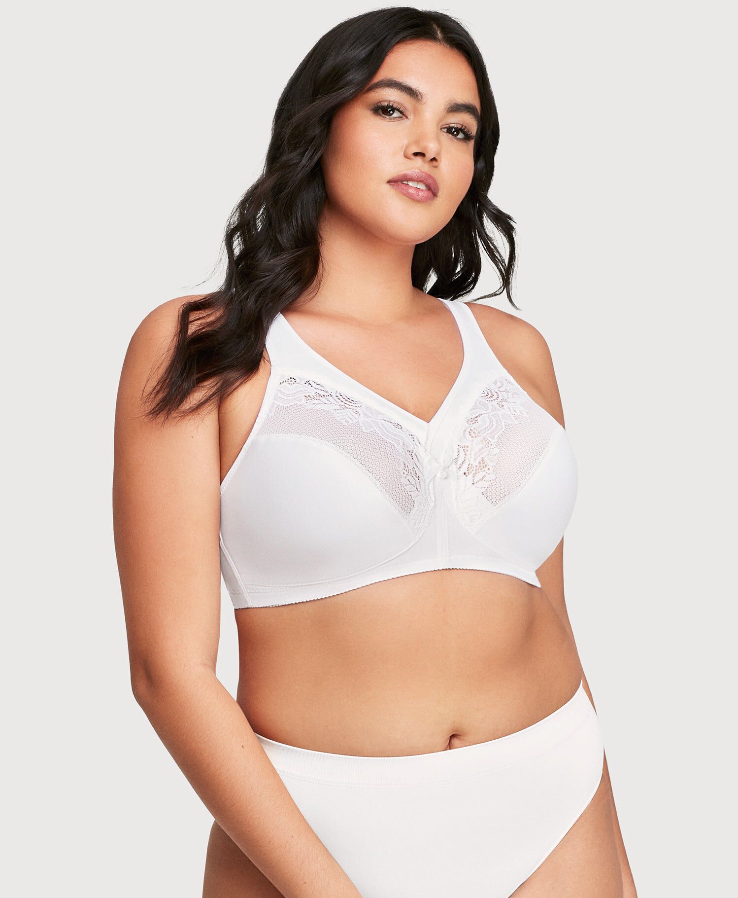 MagicLift Minimizer Bra, White / White, hi-res image number 0