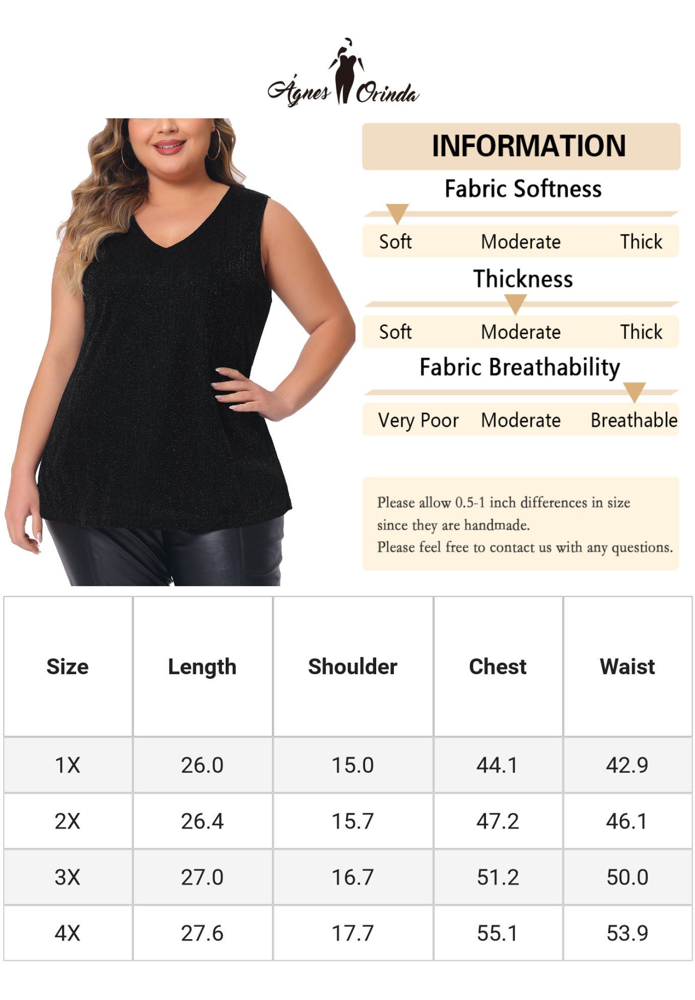 SEQUIN TOP SLEEVELESS GLITTER GRADIENT TANK VEST, Black / Black, alternate image number 4