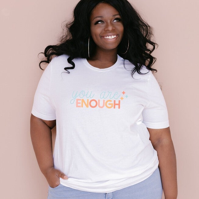 You Are Enough Stars, White / White, hi-res image number null