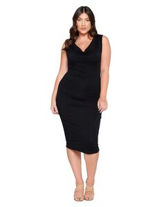 Kim Cowl Neck Midi Dress