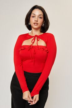 Isabelle Tie-Front Shrug