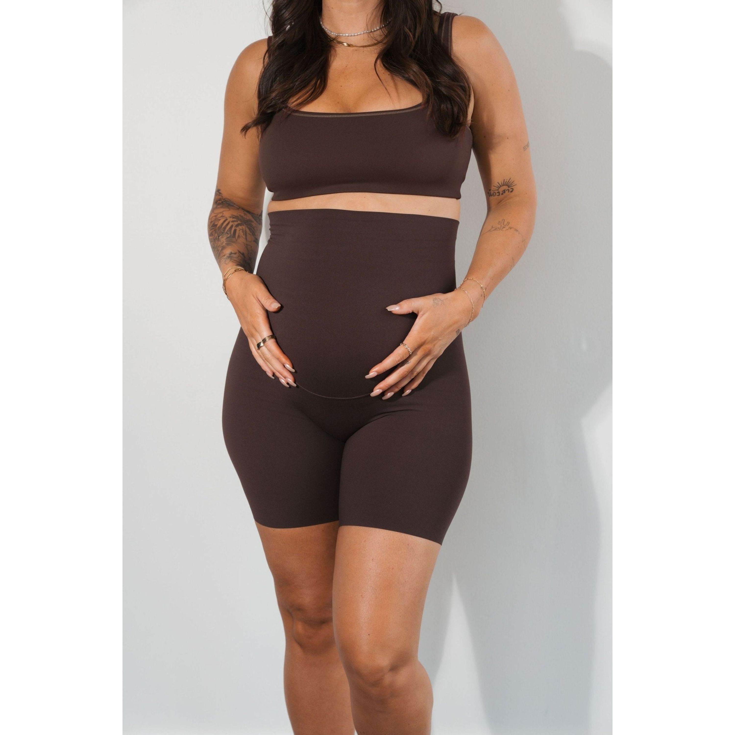 Cloud II Maternity Rider Short, Espresso / Brown, hi-res image number 0
