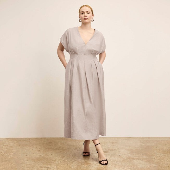 Jelina Summer Friday Dress - Voile, Quartz / Light Grey, hi-res image number 0