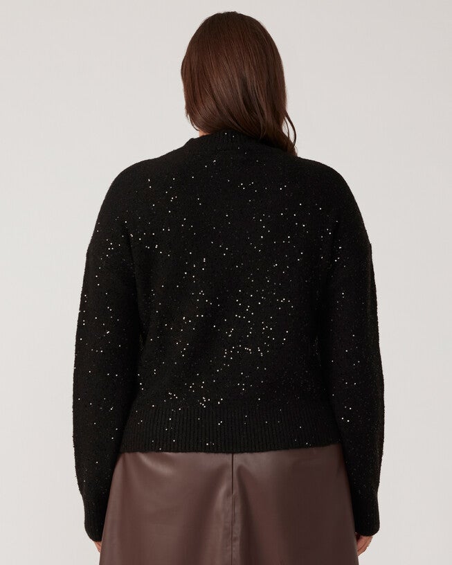 Night Sparkle Knit, BlackMetallic / Black, alternate image number 3